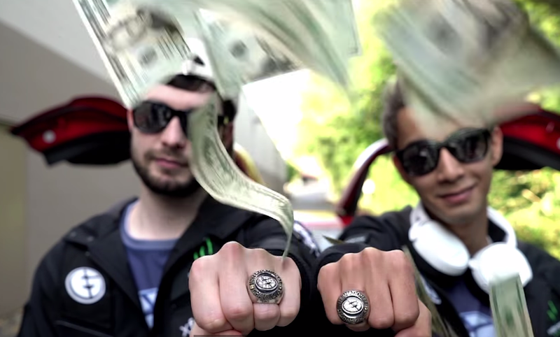 Two of Dota’s richest pros doing a commercial Mercedes.